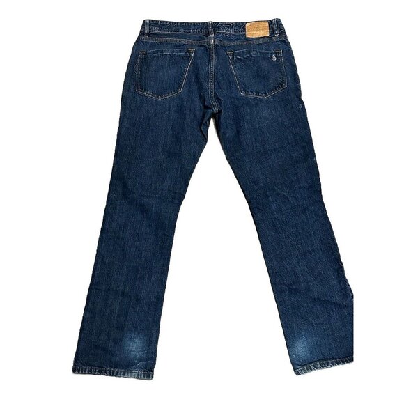 Vtg Volcom Dark Wash Straight Leg Size 34 Men’s Jeans - Picture 2 of 8